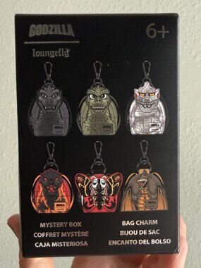 Loungefly Godzilla Mystery Box Bag Charm Entertainment Earth Exclusive NIP